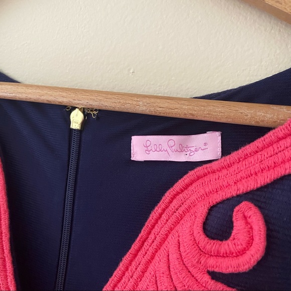 Lilly Pulitzer Janice Knit Stretch Shift Dress 10 - Picture 5 of 11